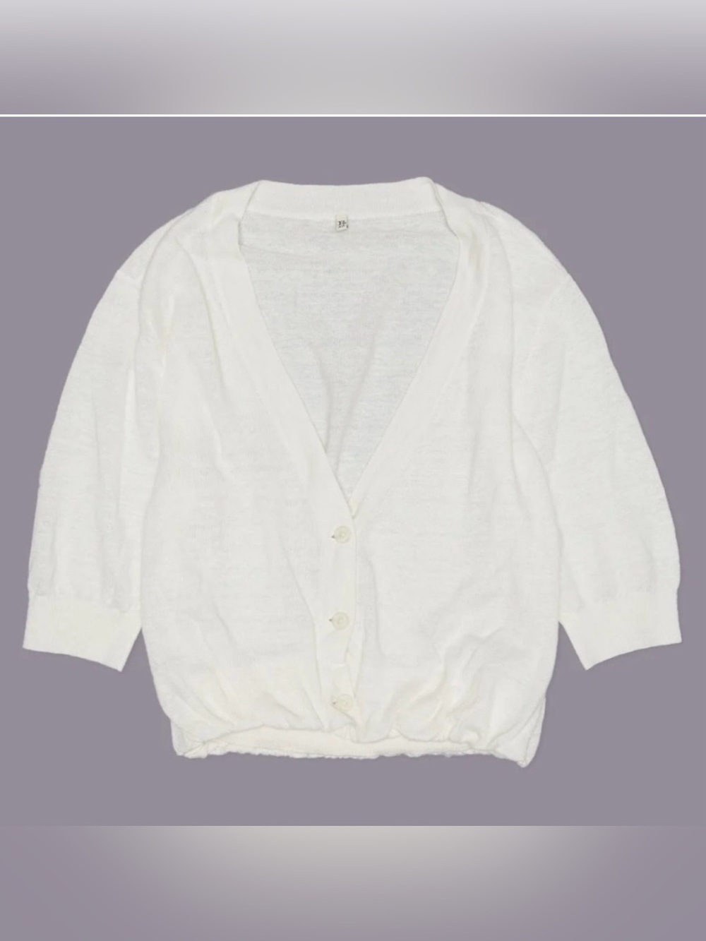 R13 Elbow Sleeve Balloon Cardigan